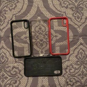 3/$15  iPhone X Clear Cases